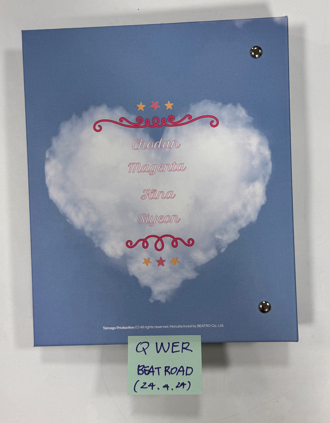 QWER "MANITO" - Hand Autographed(Signed) Binder [24.4.24] - HALLYUSUPERSTORE