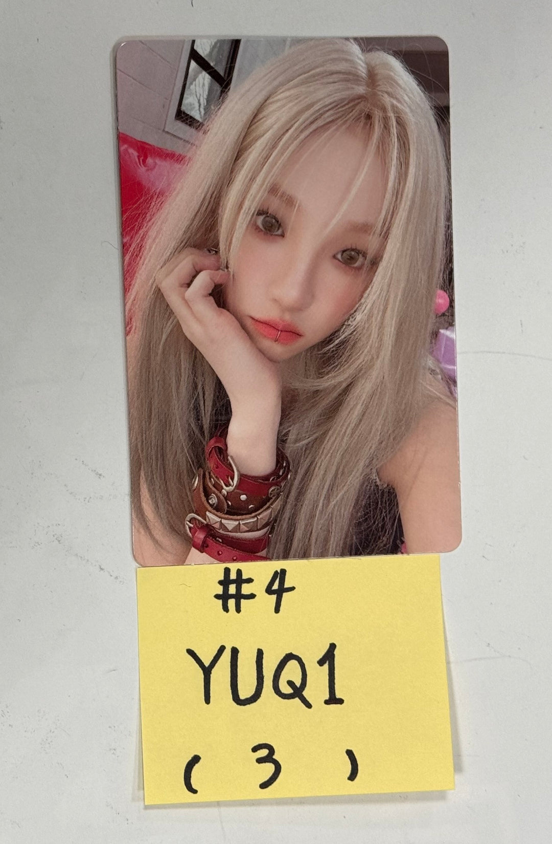YUQI (Of (G) I-DLE) "YUQ1" - Official Photocard, ID Photo [24.4.24] - HALLYUSUPERSTORE