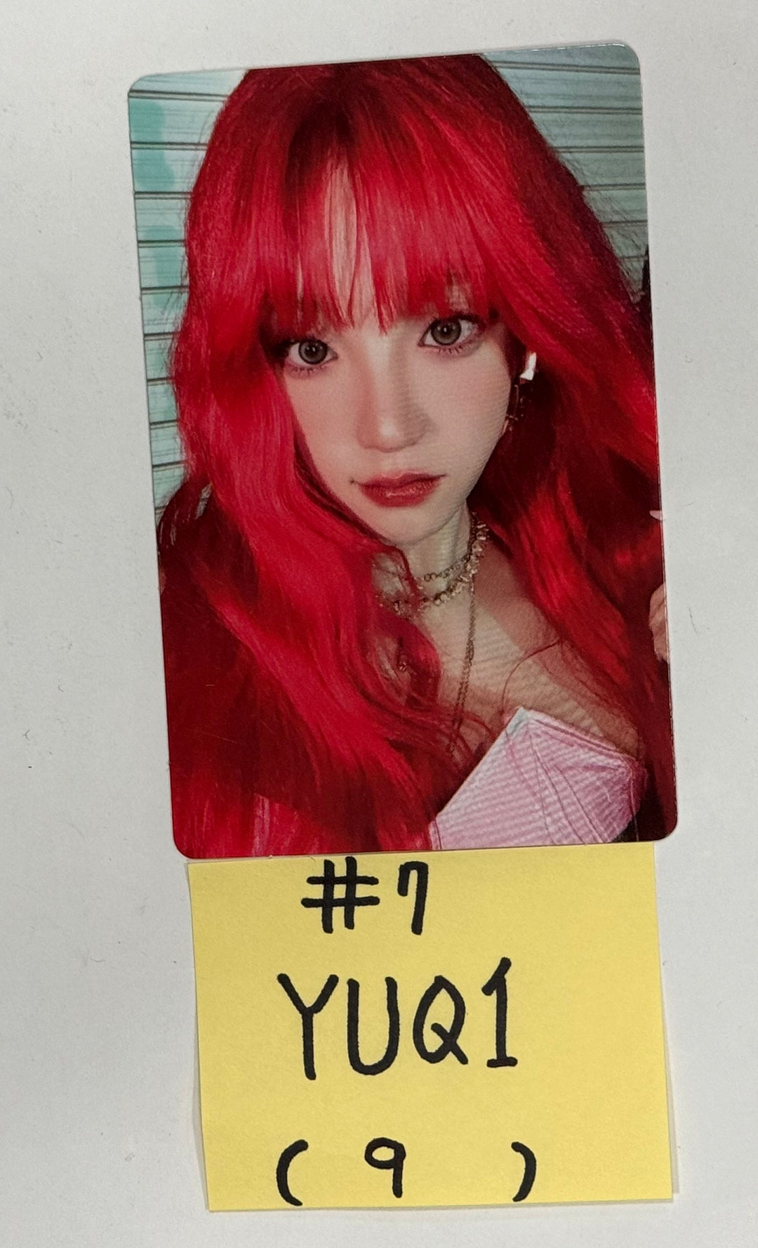 YUQI (Of (G) I-DLE) "YUQ1" - Official Photocard, ID Photo [24.4.24] - HALLYUSUPERSTORE