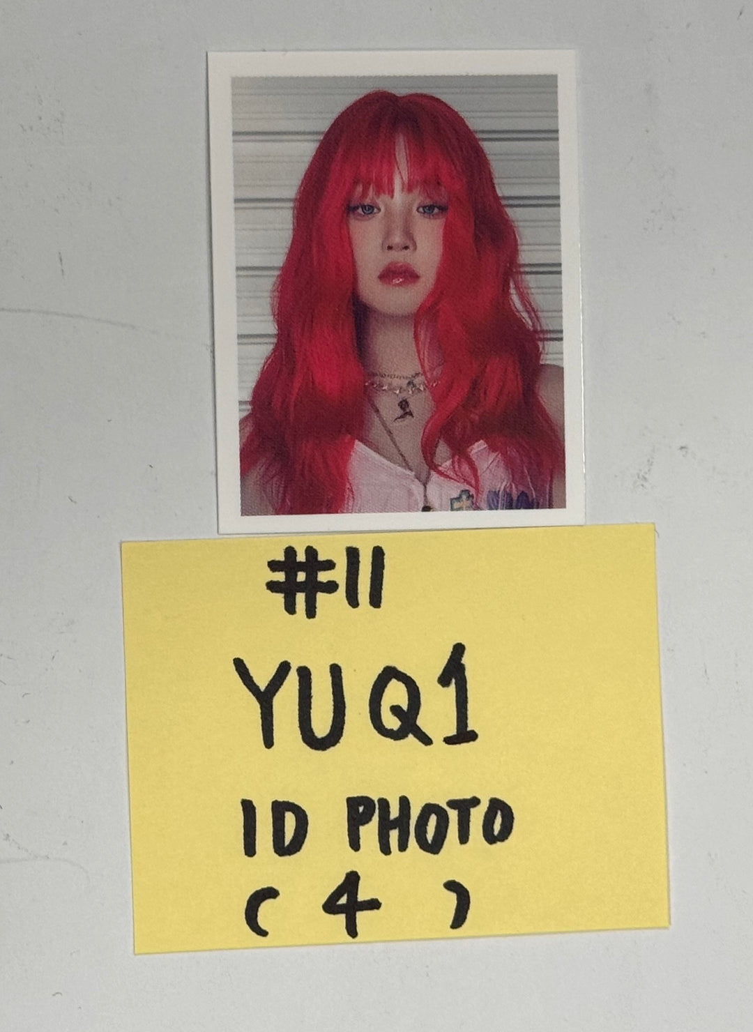 YUQI (Of (G) I-DLE) "YUQ1" - Official Photocard, ID Photo [24.4.24] - HALLYUSUPERSTORE