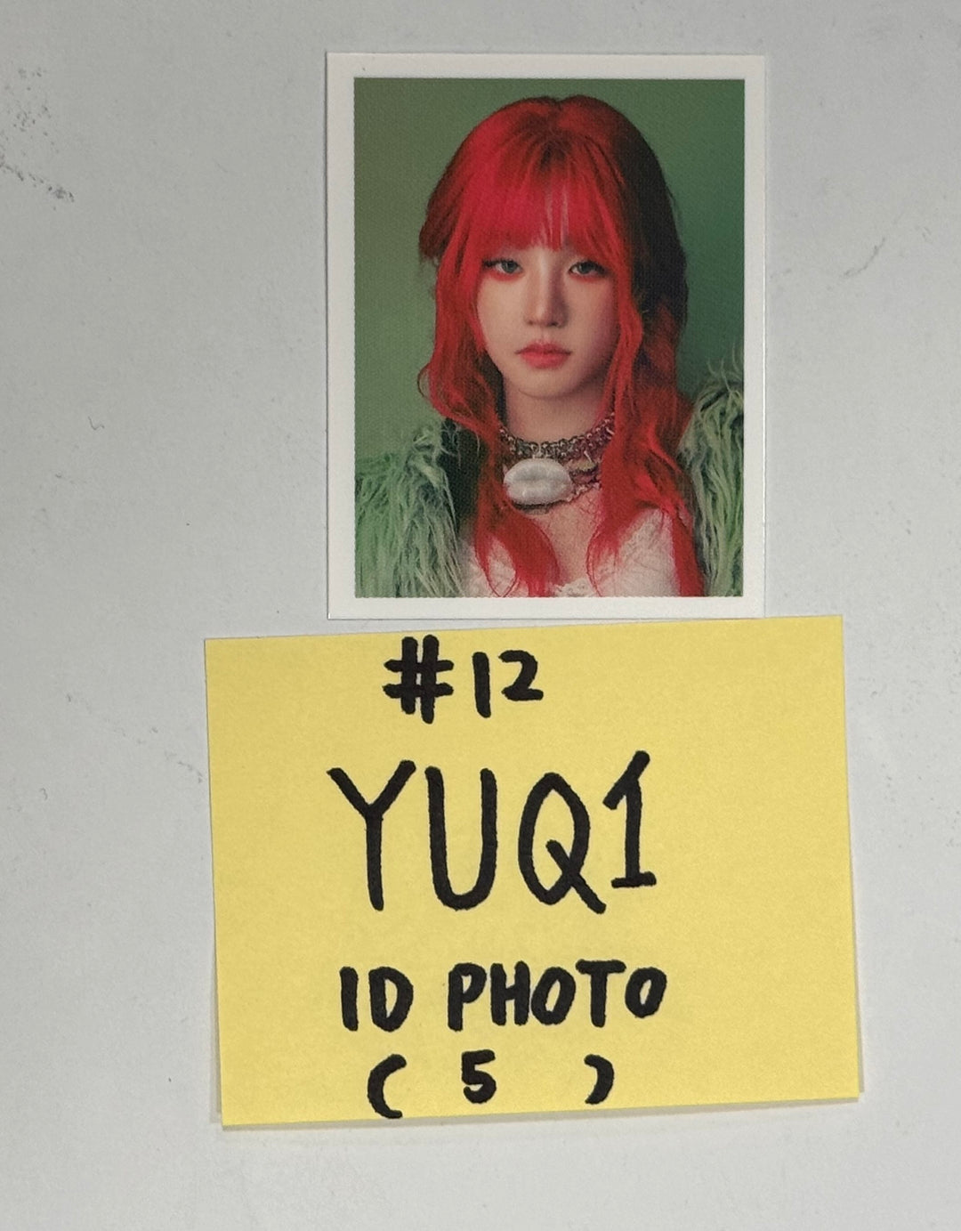 YUQI (Of (G) I-DLE) "YUQ1" - Official Photocard, ID Photo [24.4.24] - HALLYUSUPERSTORE
