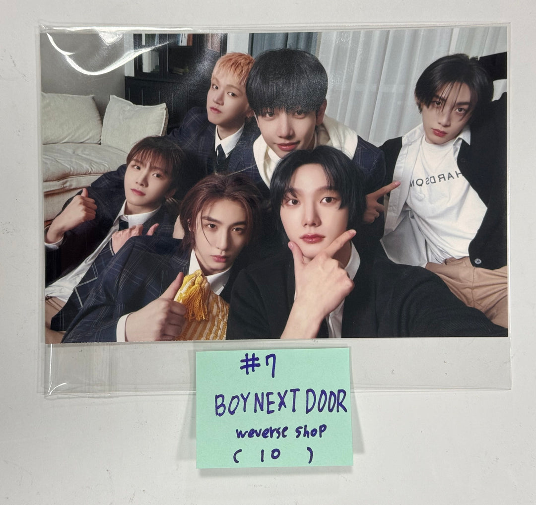 Boynextdoor  "HOW?" - Weverse Shop Come Back Live Event Hologram Photocard, Photo [24.4.24] - HALLYUSUPERSTORE
