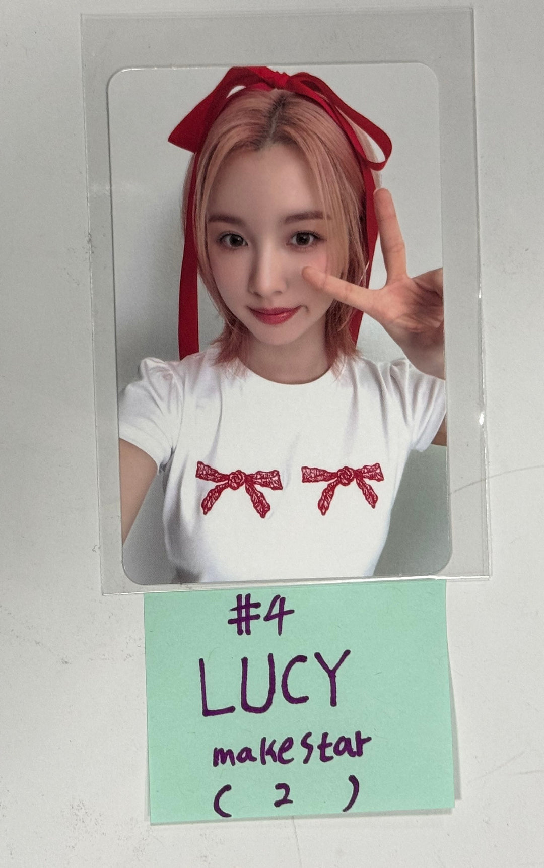 Woo!ah! "BLUSH" - Makestar Fansign Event Photocard, 4 Cut Sticker [24.4.24] - HALLYUSUPERSTORE