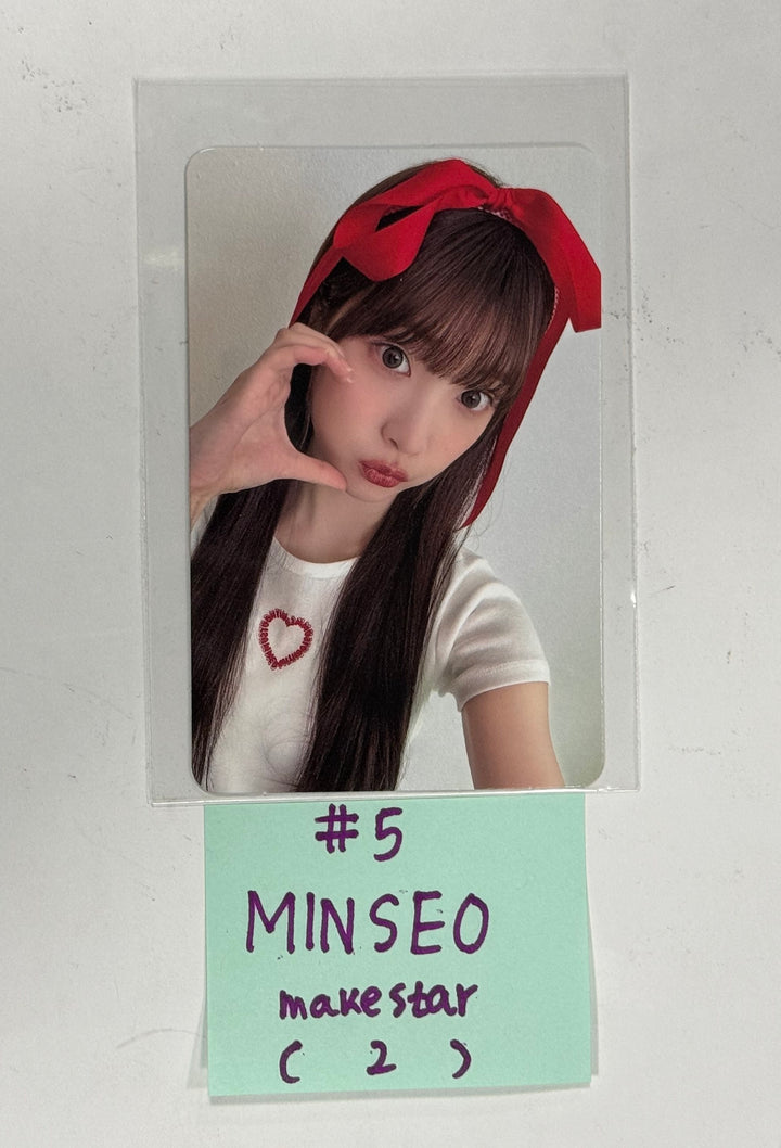 Woo!ah! "BLUSH" - Makestar Fansign Event Photocard, 4 Cut Sticker [24.4.24] - HALLYUSUPERSTORE