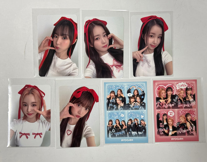 Woo!ah! "BLUSH" - Makestar Fansign Event Photocard, 4 Cut Sticker [24.4.24] - HALLYUSUPERSTORE
