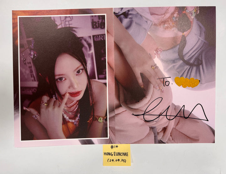 Le Sserafim 3rd Mini "EASY" - A Cut Page From Fansign Event Album [24.4.25] - HALLYUSUPERSTORE