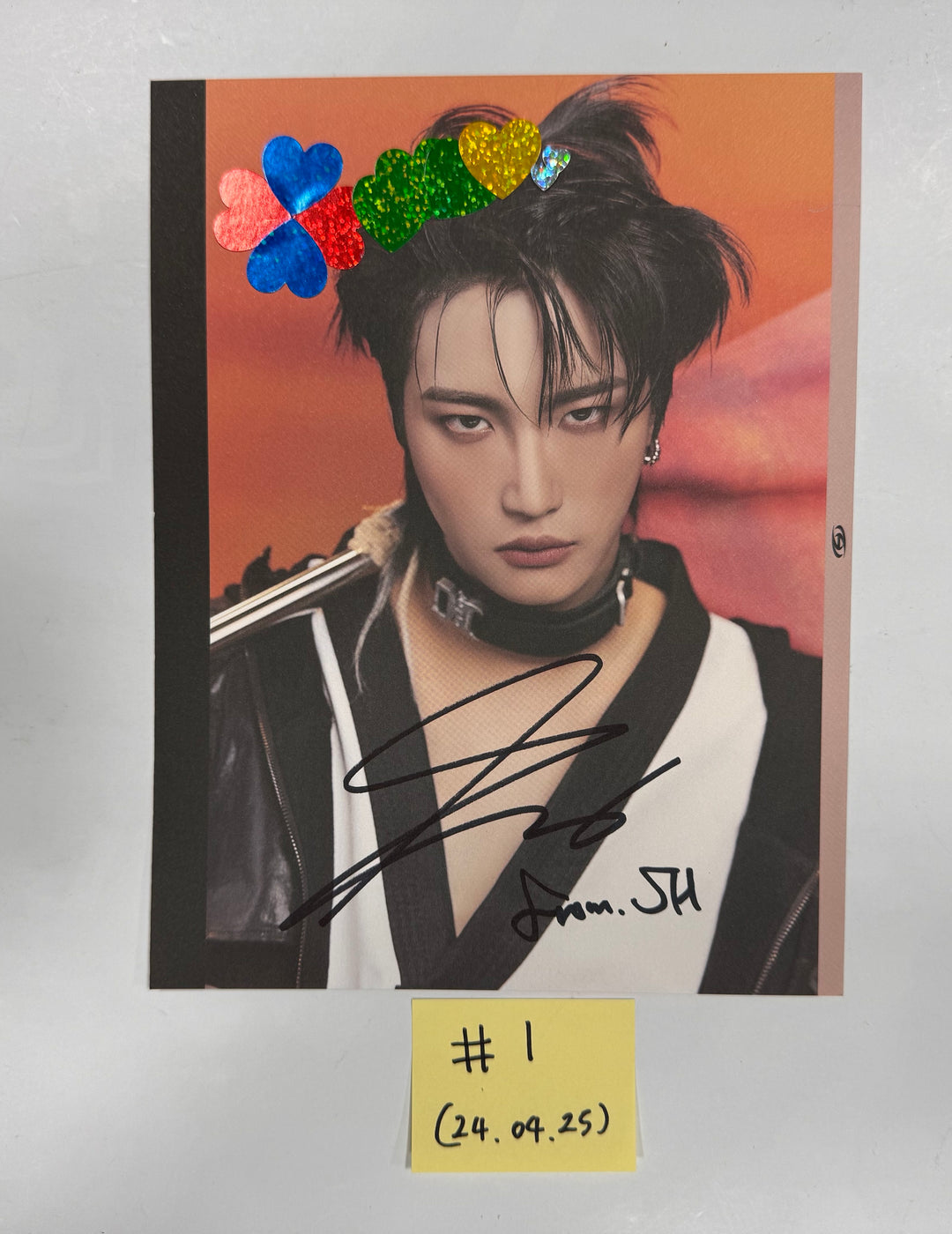 Ateez "The World Ep.Fin : Will" - A Cut Page From Fansign Event Album [24.4.25] - HALLYUSUPERSTORE