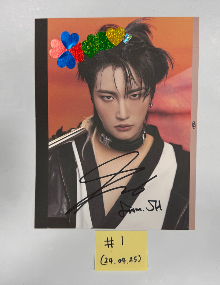 Ateez "The World Ep.Fin : Will" - A Cut Page From Fansign Event Album [24.4.25] - HALLYUSUPERSTORE