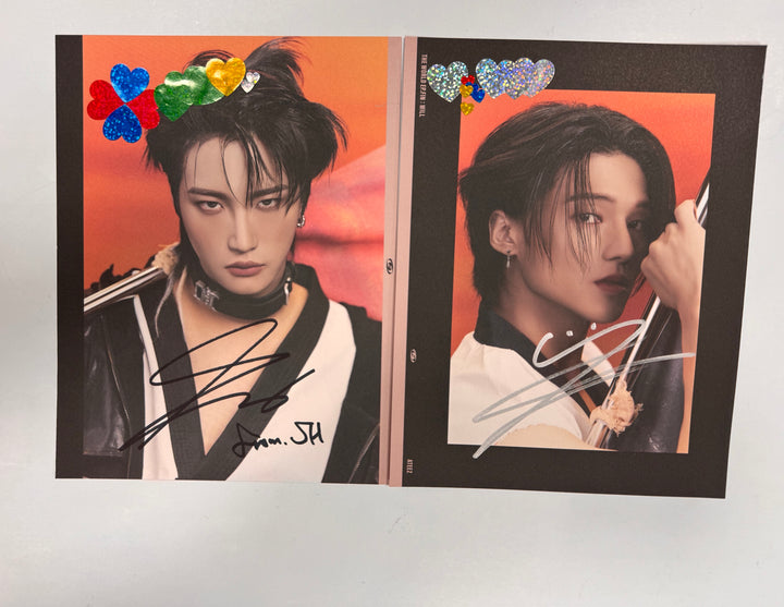 Ateez "The World Ep.Fin : Will" - A Cut Page From Fansign Event Album [24.4.25] - HALLYUSUPERSTORE