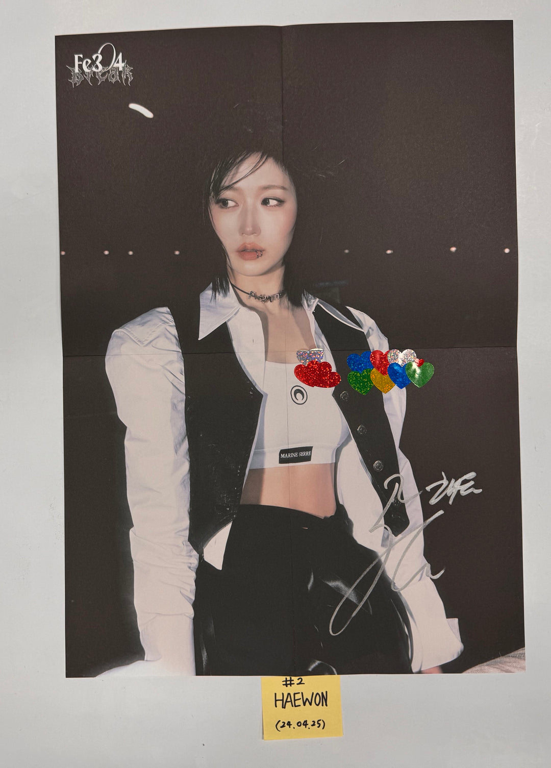 NMIXX "Fe3O4: BREAK" - A Cut Page From Fansign Event Album [24.4.25] - HALLYUSUPERSTORE