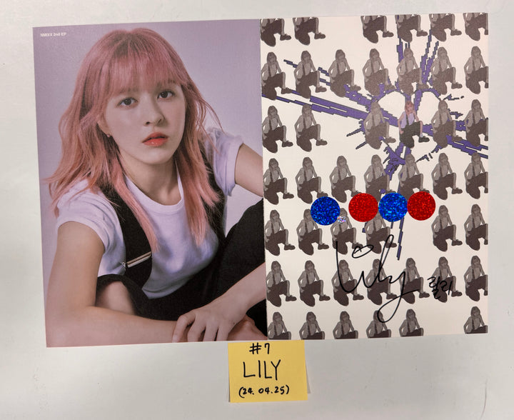 NMIXX "Fe3O4: BREAK" - A Cut Page From Fansign Event Album [24.4.25] - HALLYUSUPERSTORE