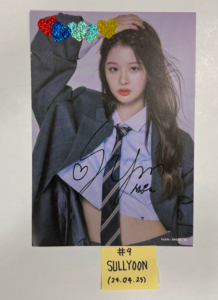 NMIXX "Fe3O4: BREAK" - A Cut Page From Fansign Event Album [24.4.25] - HALLYUSUPERSTORE