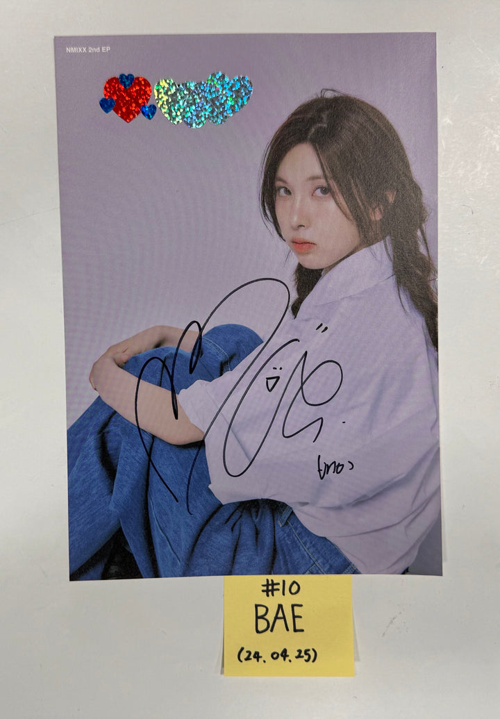 NMIXX "Fe3O4: BREAK" - A Cut Page From Fansign Event Album [24.4.25] - HALLYUSUPERSTORE