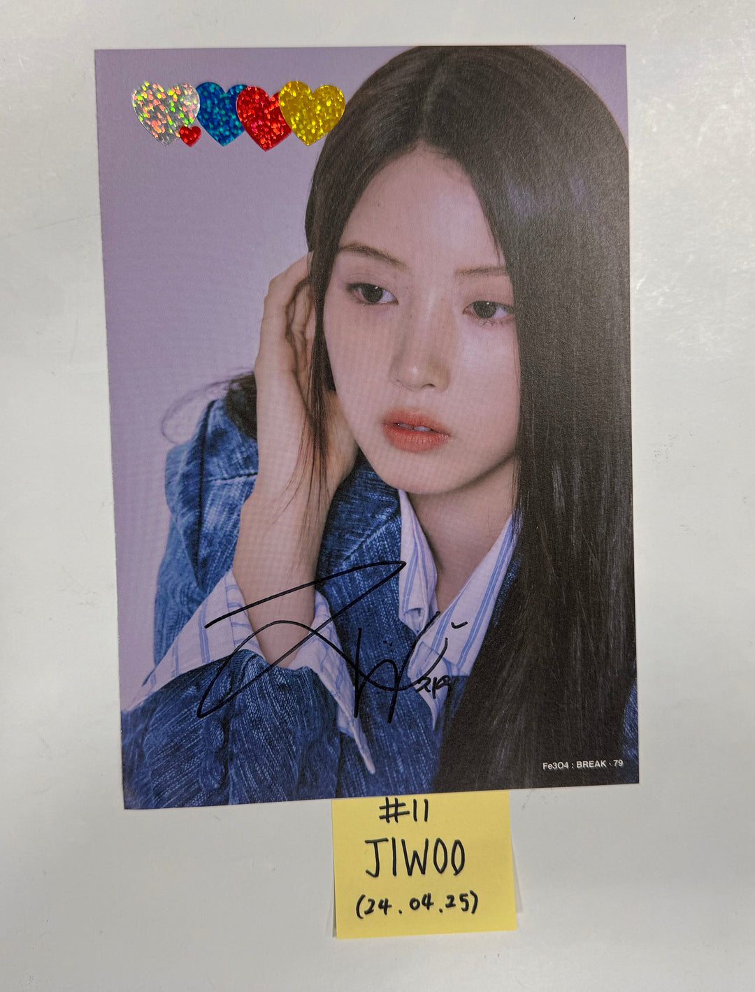 NMIXX "Fe3O4: BREAK" - A Cut Page From Fansign Event Album [24.4.25] - HALLYUSUPERSTORE