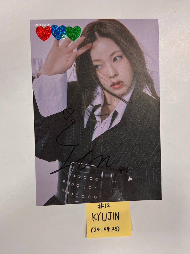 NMIXX "Fe3O4: BREAK" - A Cut Page From Fansign Event Album [24.4.25] - HALLYUSUPERSTORE