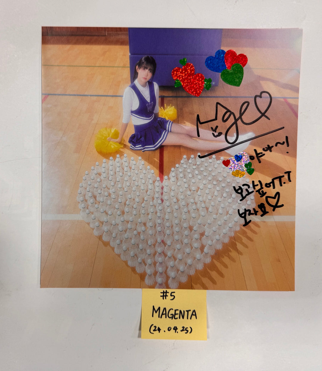 QWER "MANITO" - A Cut Page From Fansign Event Album [24.4.25] - HALLYUSUPERSTORE