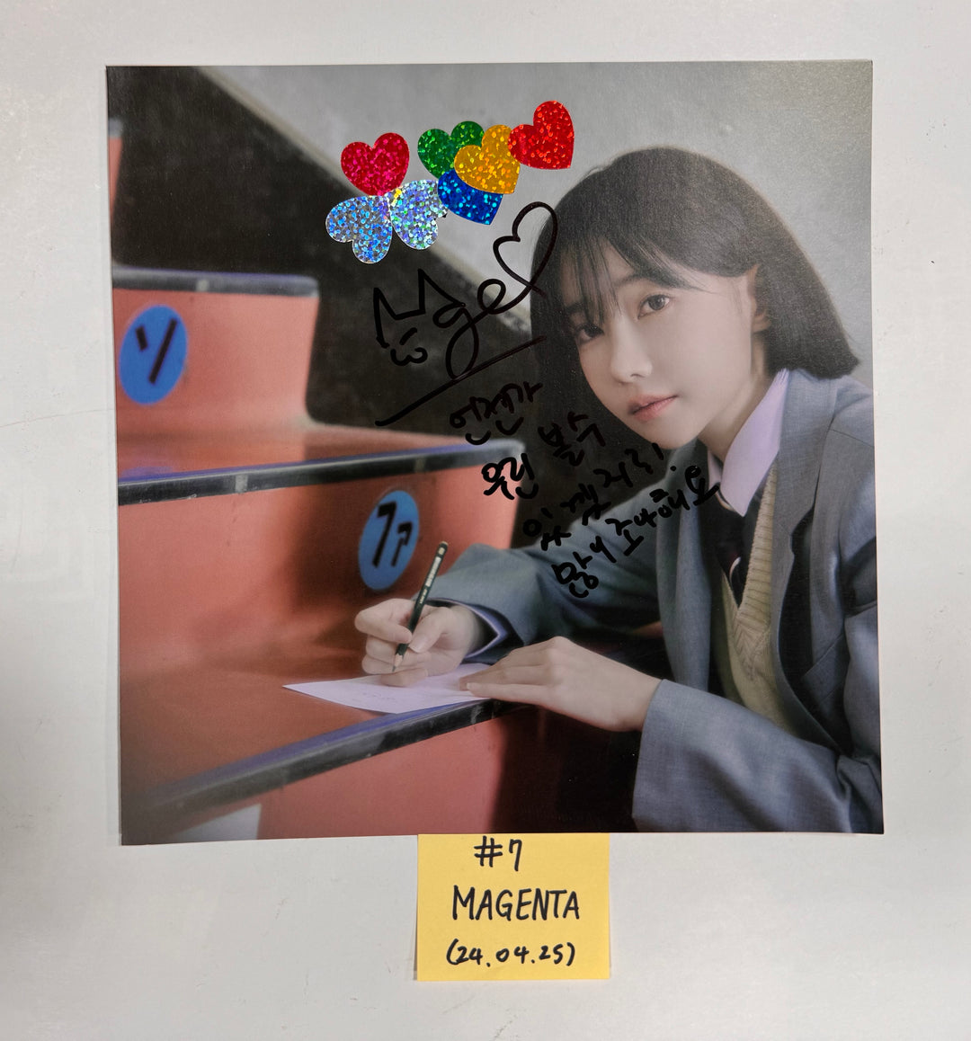 QWER "MANITO" - A Cut Page From Fansign Event Album [24.4.25] - HALLYUSUPERSTORE