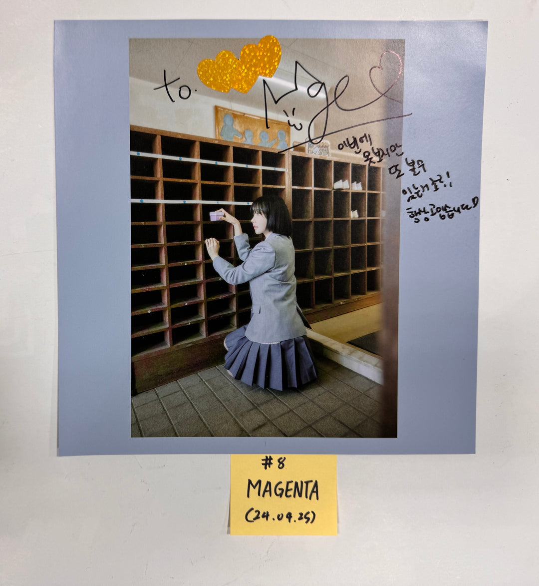 QWER "MANITO" - A Cut Page From Fansign Event Album [24.4.25] - HALLYUSUPERSTORE