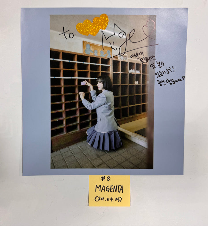 QWER "MANITO" - A Cut Page From Fansign Event Album [24.4.25] - HALLYUSUPERSTORE