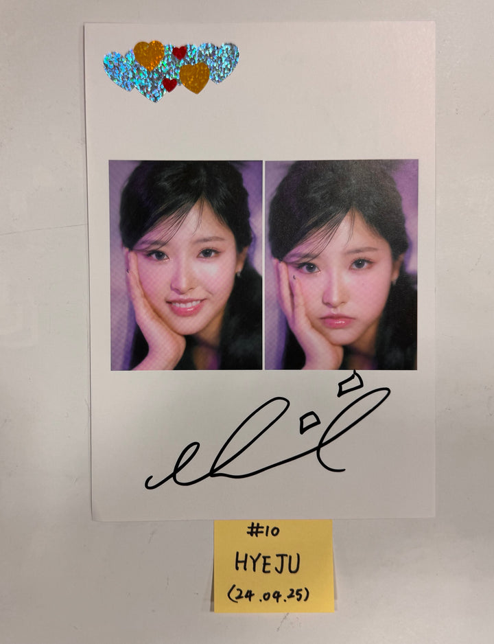 Loossemble "One of a Kind" - A Cut Page From Fansign Event Album [24.4.25] - HALLYUSUPERSTORE