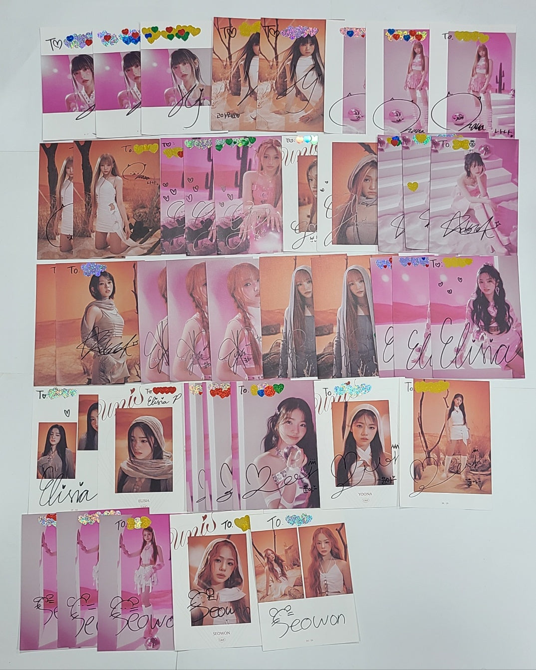 UNIS 'WE UNIS' - A Cut Page From Fansign Event Album [24.4.25] - HALLYUSUPERSTORE