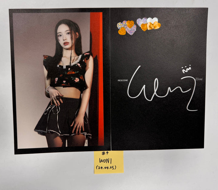 RESCENE "Re:Scene" - A Cut Page From Fansign Event Album [24.4.25] - HALLYUSUPERSTORE
