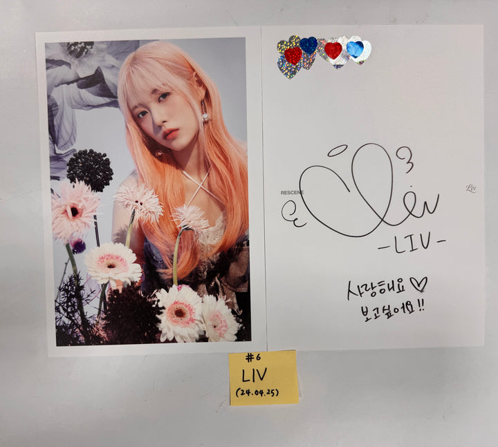 RESCENE "Re:Scene" - A Cut Page From Fansign Event Album [24.4.25] - HALLYUSUPERSTORE