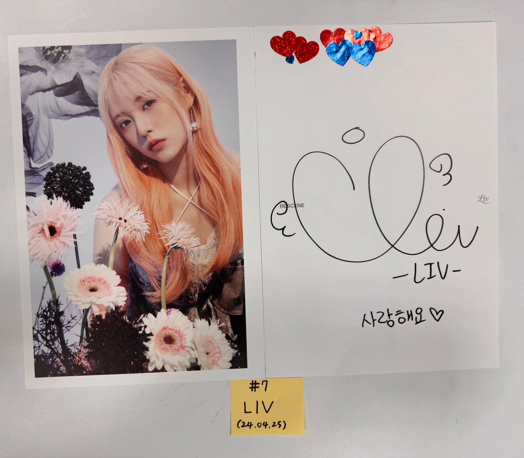 RESCENE "Re:Scene" - A Cut Page From Fansign Event Album [24.4.25] - HALLYUSUPERSTORE