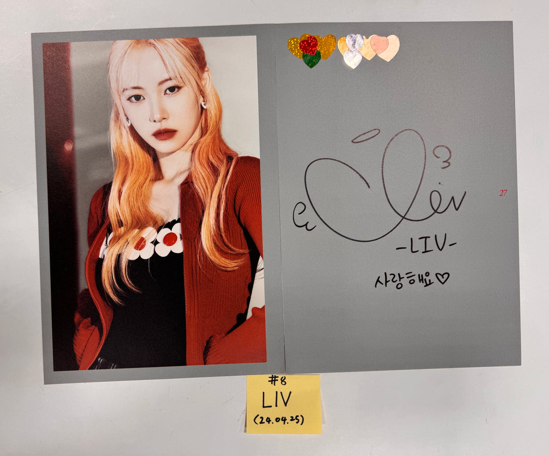 RESCENE "Re:Scene" - A Cut Page From Fansign Event Album [24.4.25] - HALLYUSUPERSTORE