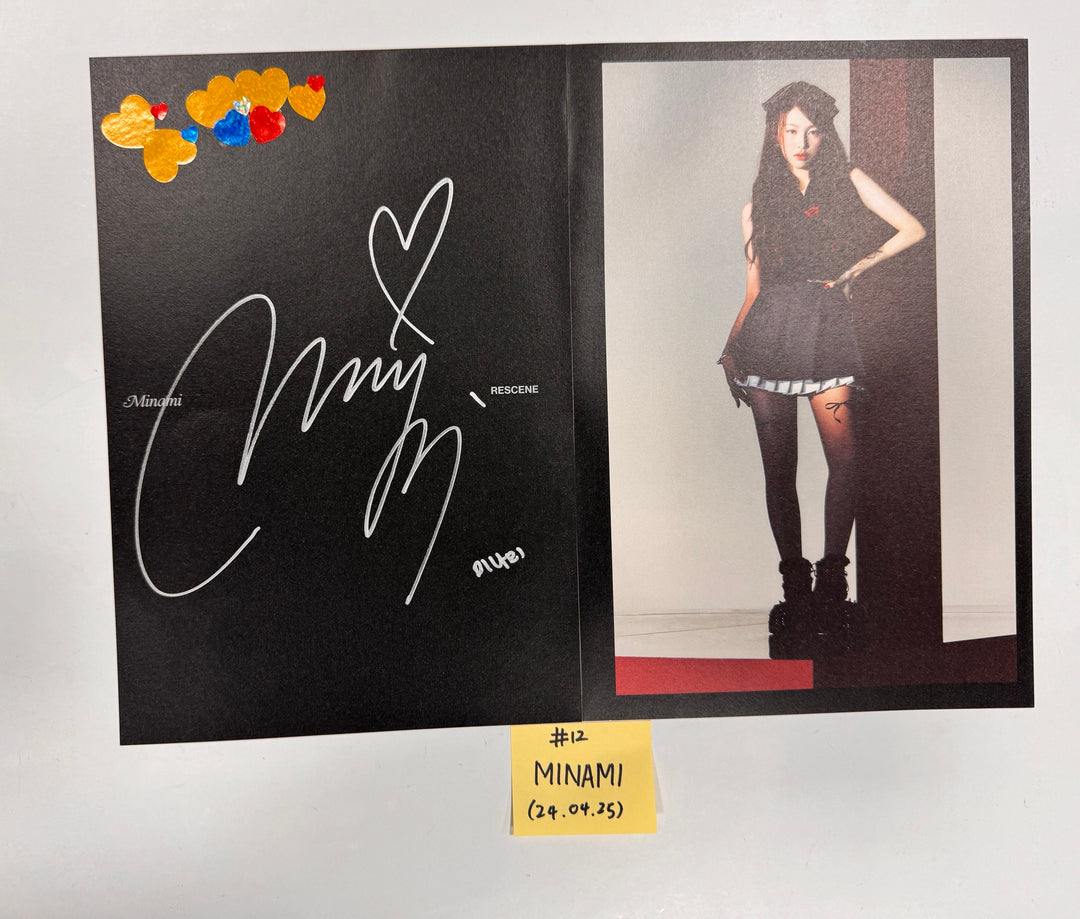 RESCENE "Re:Scene" - A Cut Page From Fansign Event Album [24.4.25] - HALLYUSUPERSTORE