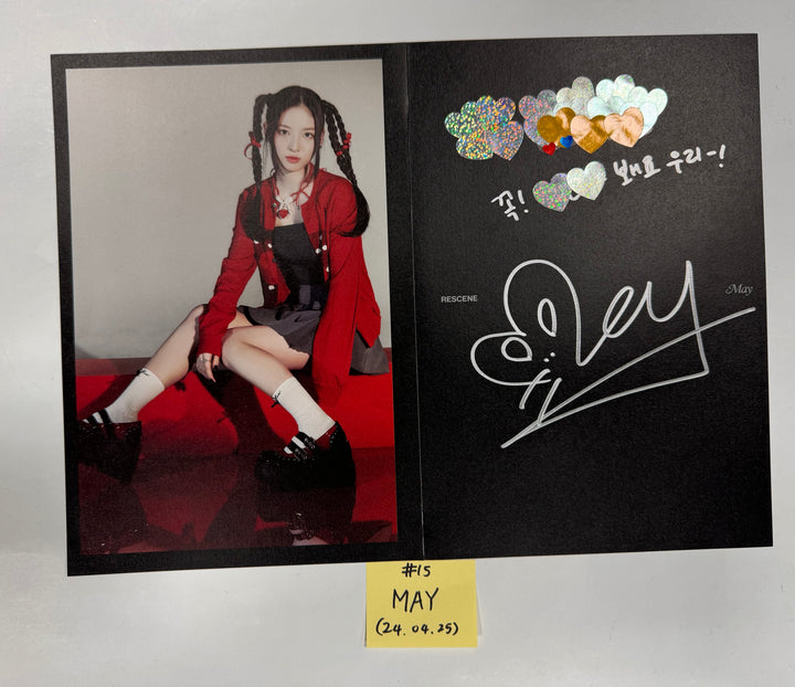 RESCENE "Re:Scene" - A Cut Page From Fansign Event Album [24.4.25] - HALLYUSUPERSTORE