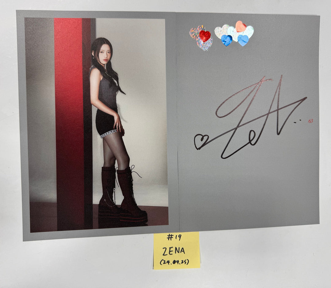 RESCENE "Re:Scene" - A Cut Page From Fansign Event Album [24.4.25] - HALLYUSUPERSTORE