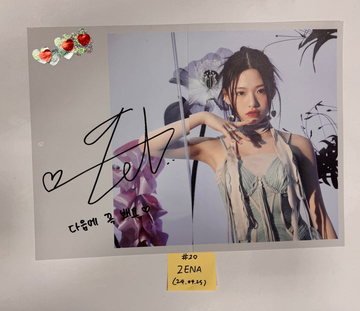 RESCENE "Re:Scene" - A Cut Page From Fansign Event Album [24.4.25] - HALLYUSUPERSTORE