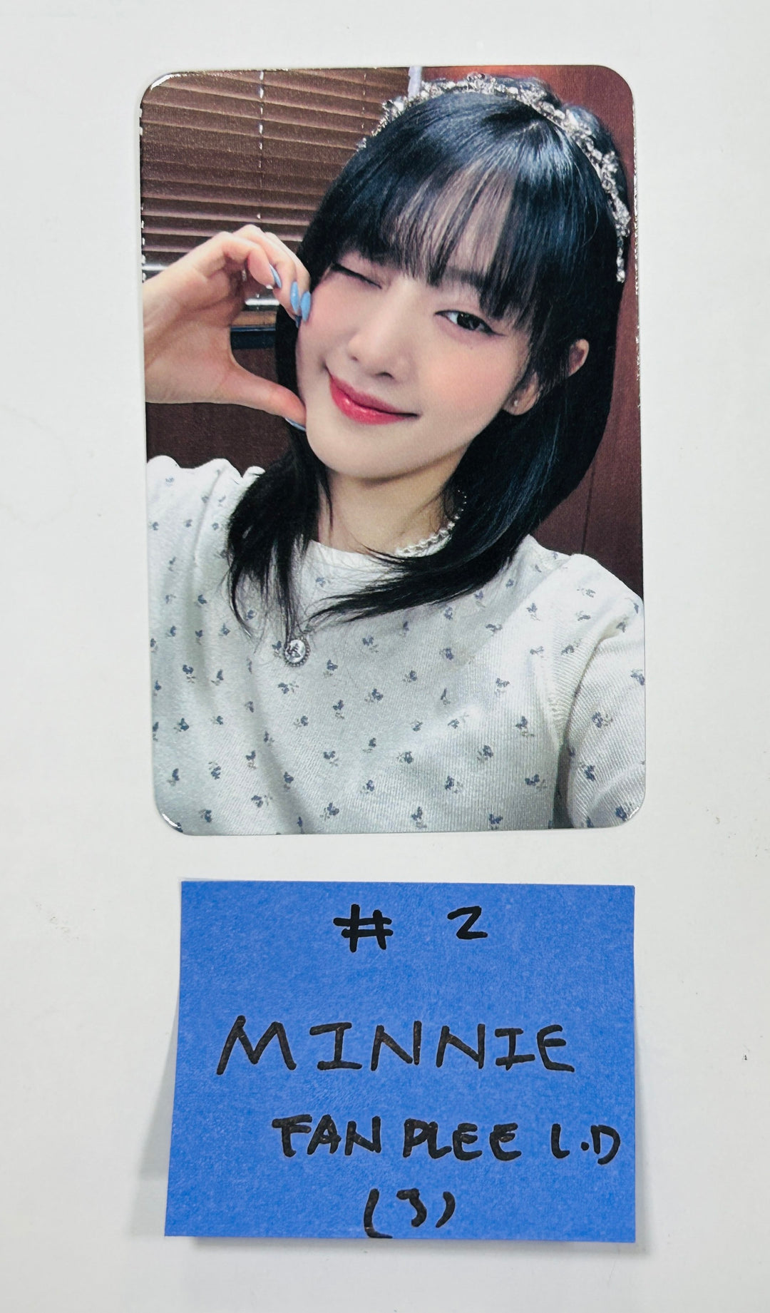 (g) I-DLE "2" 2nd Full Album - Fanplee Lucky Draw Event Photocard [24.4.26] - HALLYUSUPERSTORE