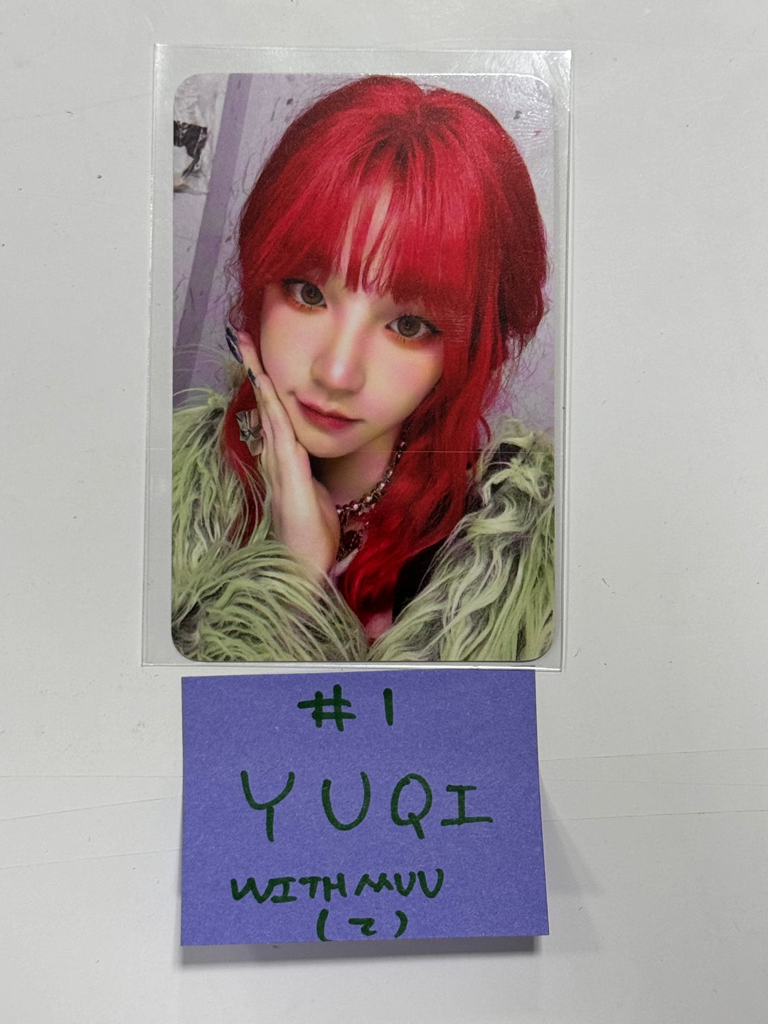 YUQI (Of (G) I-DLE) "YUQ1" - Withmuu Pre-Order Benefit Photocard [24.4.26] - HALLYUSUPERSTORE