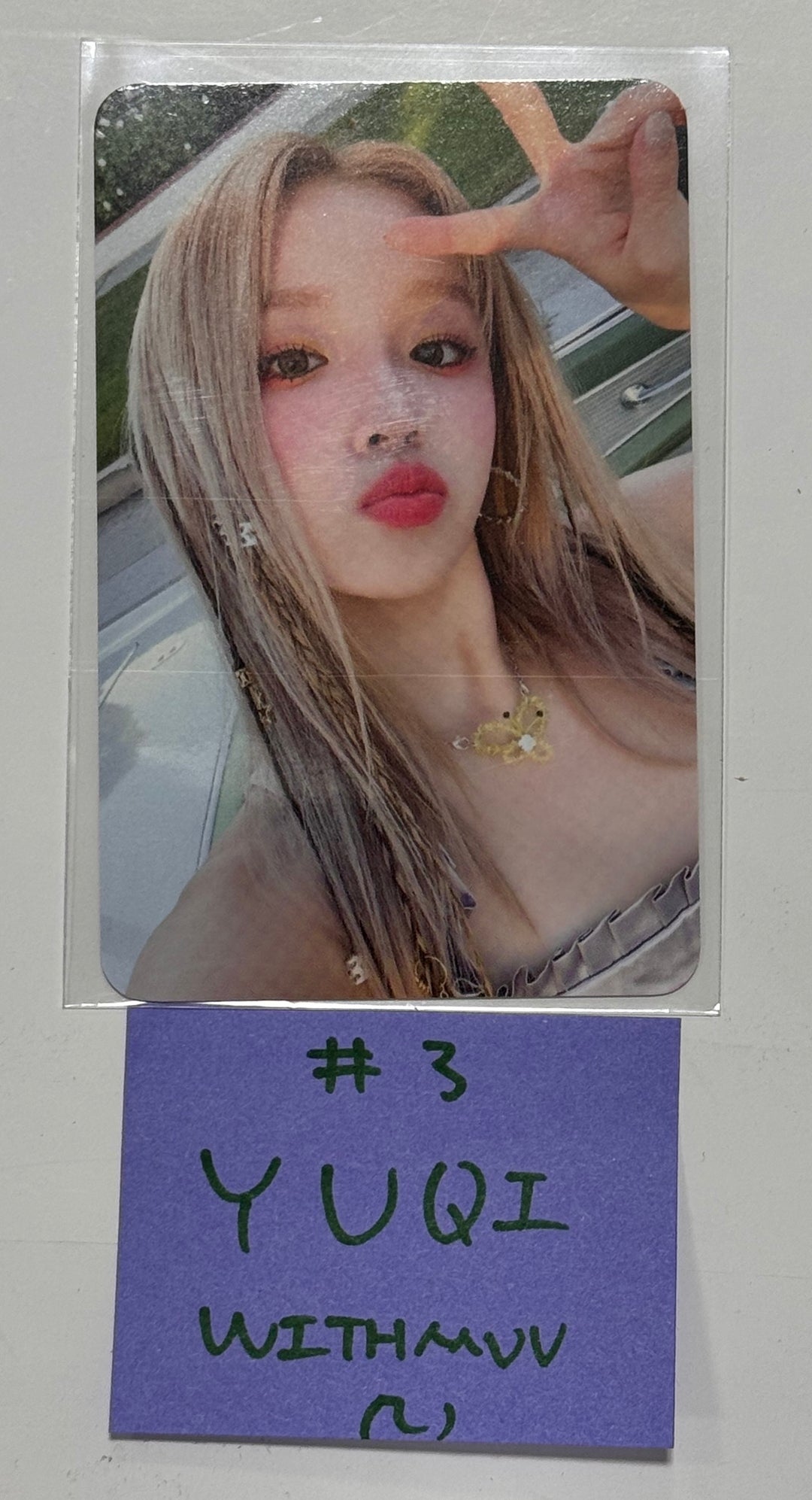 YUQI (Of (G) I-DLE) "YUQ1" - Withmuu Pre-Order Benefit Photocard [24.4.26] - HALLYUSUPERSTORE