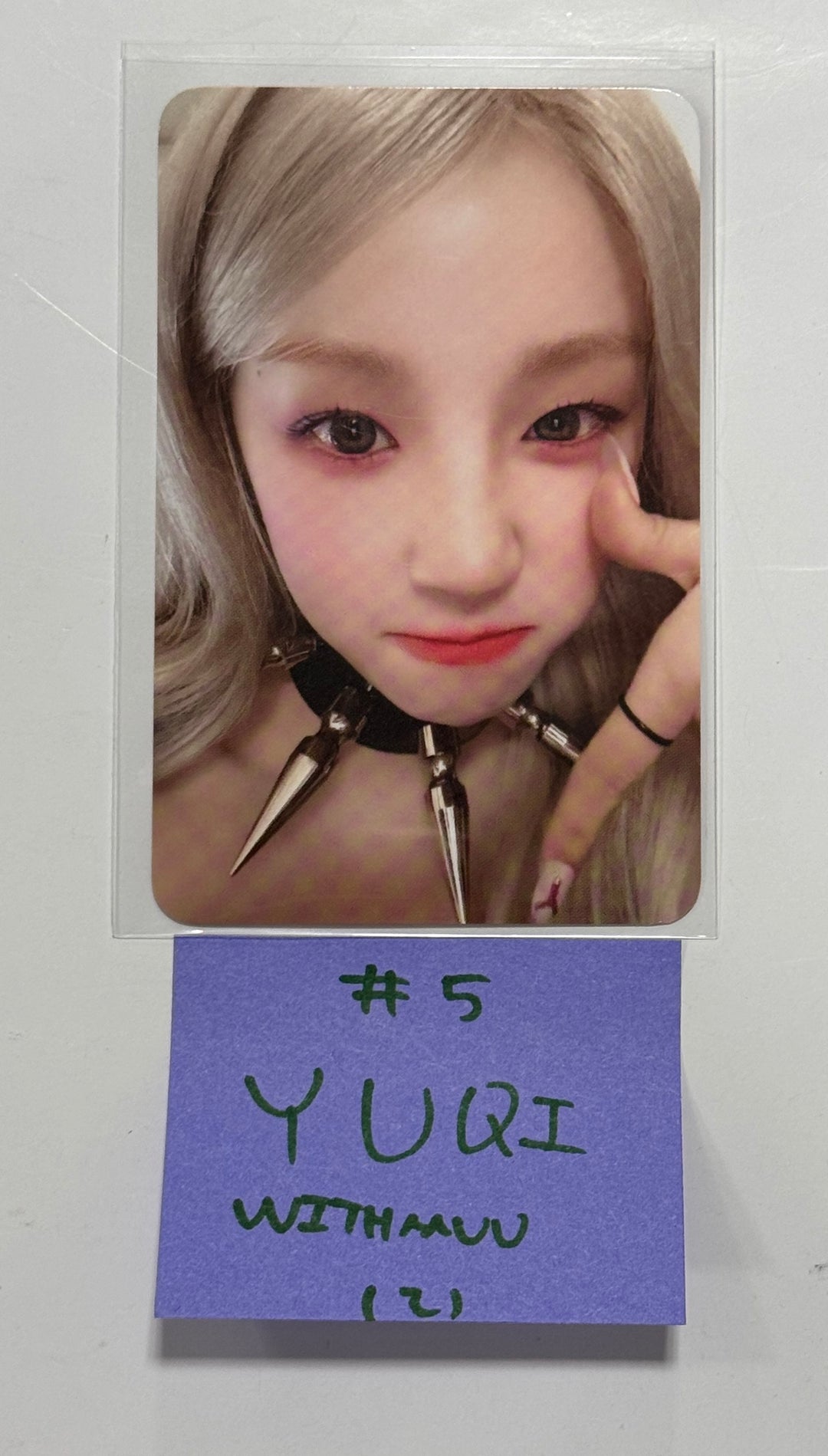 YUQI (Of (G) I-DLE) "YUQ1" - Withmuu Pre-Order Benefit Photocard [24.4.26] - HALLYUSUPERSTORE