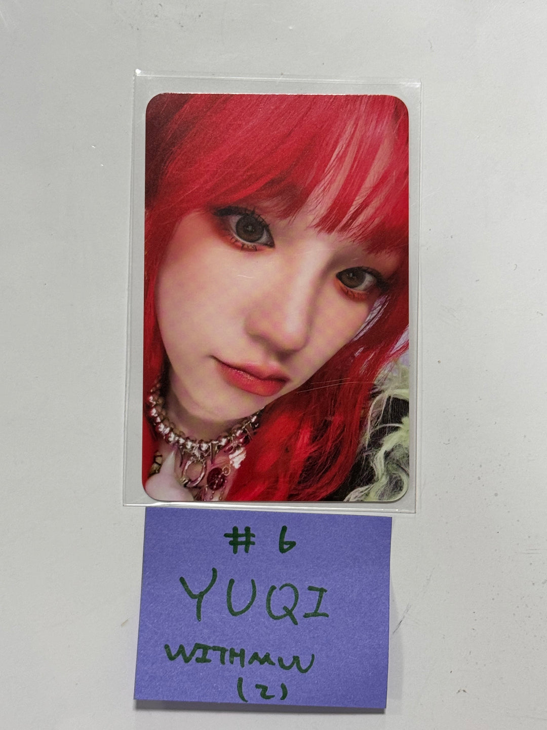 YUQI (Of (G) I-DLE) "YUQ1" - Withmuu Pre-Order Benefit Photocard [24.4.26] - HALLYUSUPERSTORE
