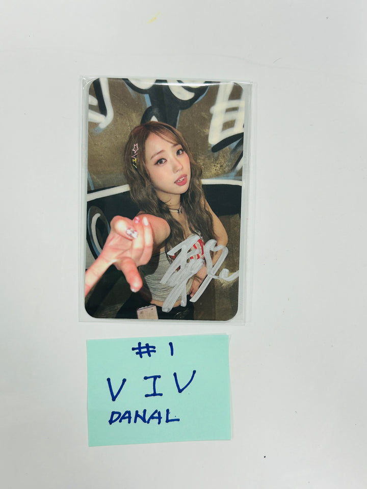 ViV "Bomb" Debut 1st EP - Danal Pre-Order Benefit (Hand Autographed(Signed) Photocard [24.4.29] - HALLYUSUPERSTORE