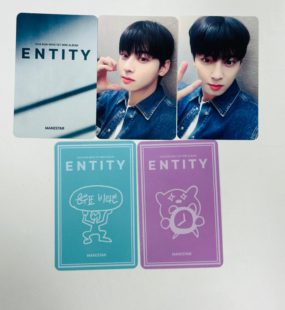 CHA EUN-WOO (Of ASTRO) "ENTITY" - Makestar Pre-Order Benefit Photocard [24.4.29] - HALLYUSUPERSTORE