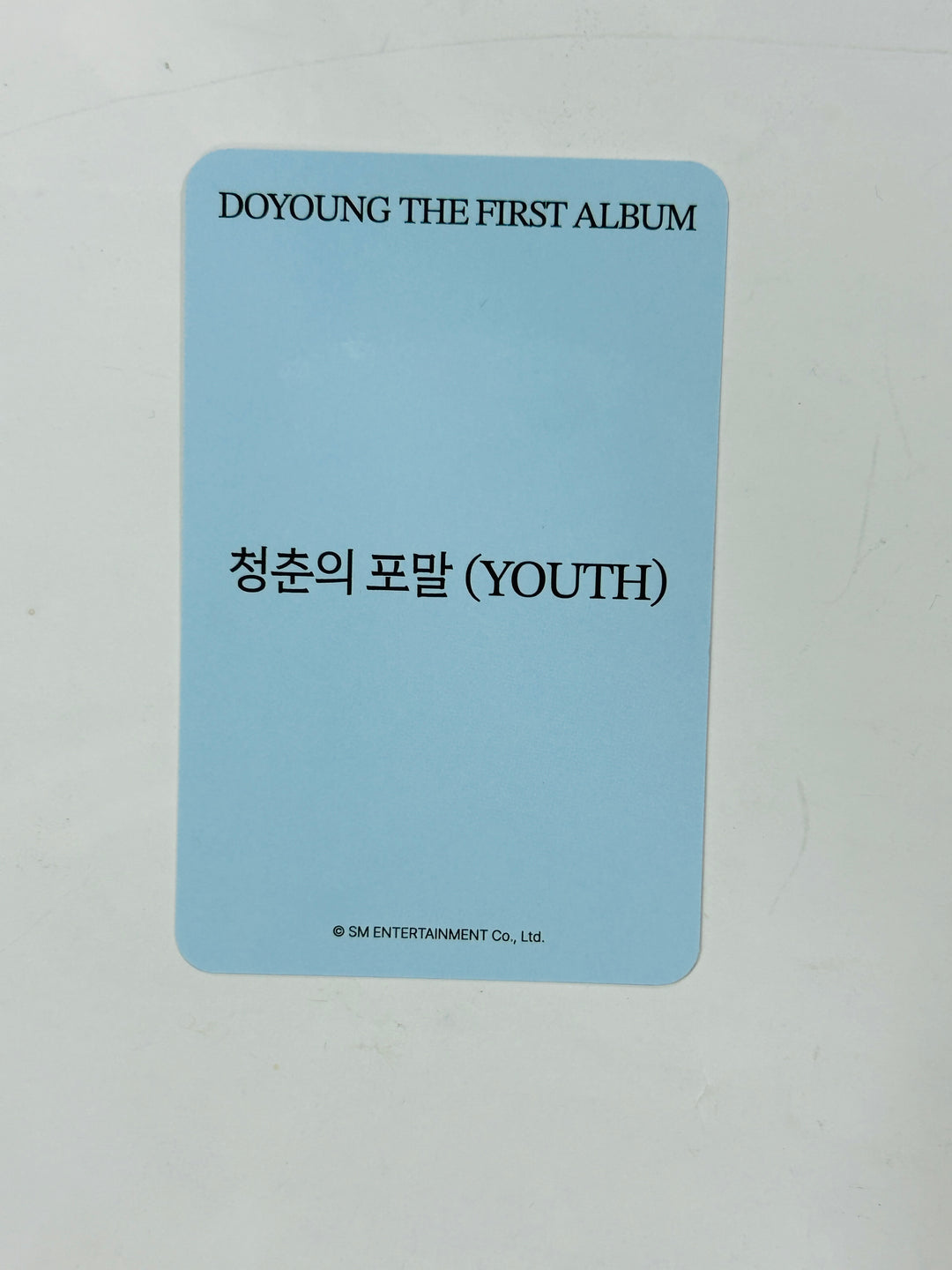 DOYOUNG (Of NCT) "YOUTH" - Everline Event Photocard [24.4.29] - HALLYUSUPERSTORE