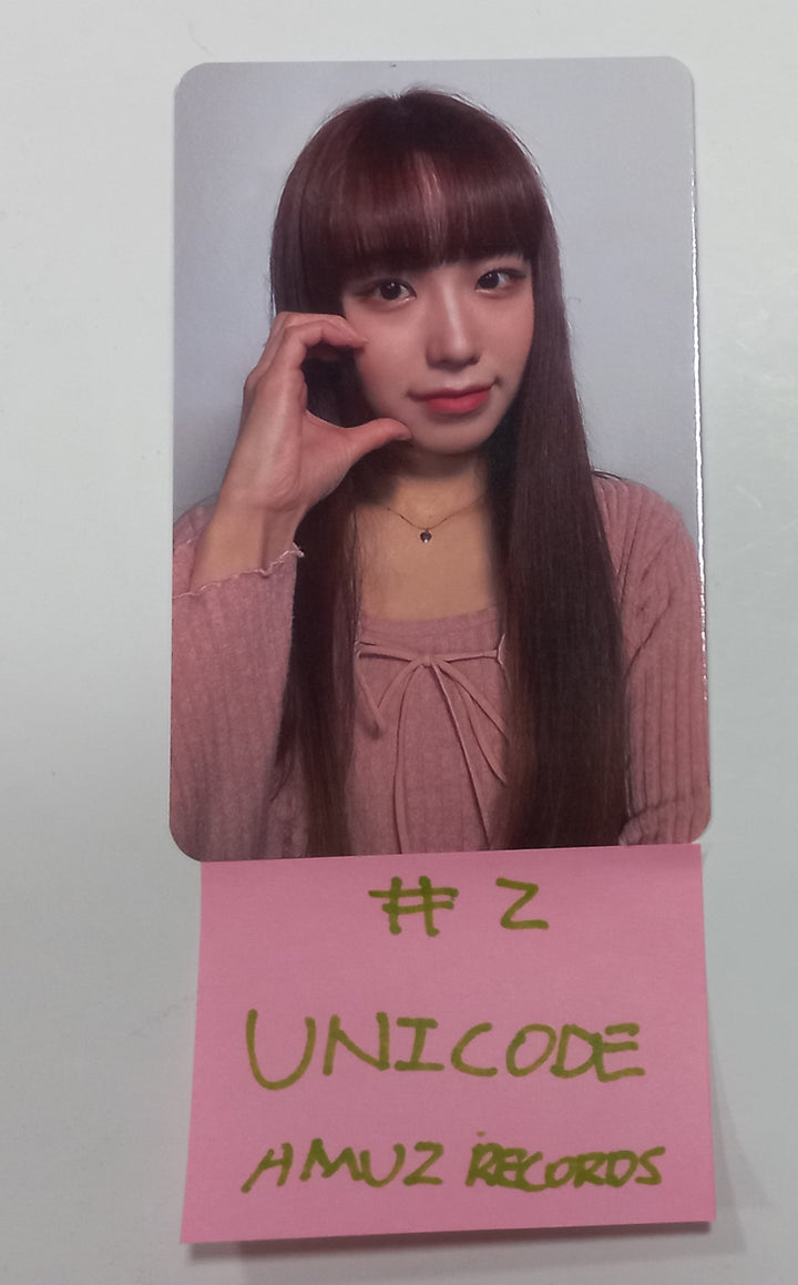 UNICODE "HELLO WORLD : CODE J " - AMUZ Records Pre-Order Benefit Photocard [24.4.30] - HALLYUSUPERSTORE