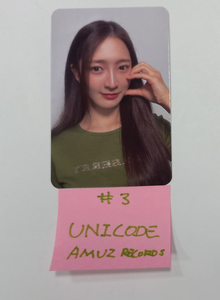 UNICODE "HELLO WORLD : CODE J " - AMUZ Records Pre-Order Benefit Photocard [24.4.30] - HALLYUSUPERSTORE