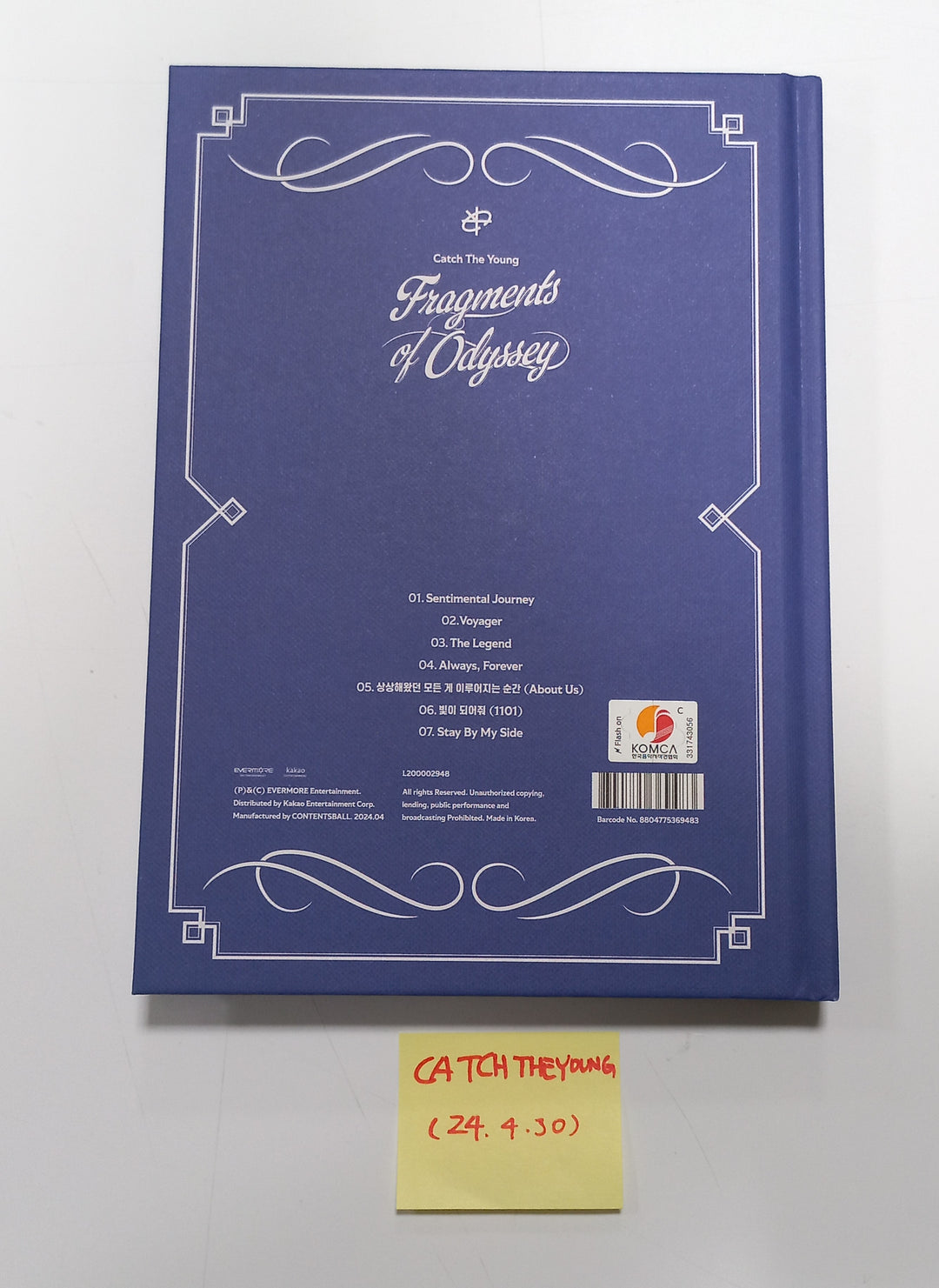 Catch The Young "Fragments of Odyssey" - Hand Autographed(Signed) Album [24.4.30] - HALLYUSUPERSTORE