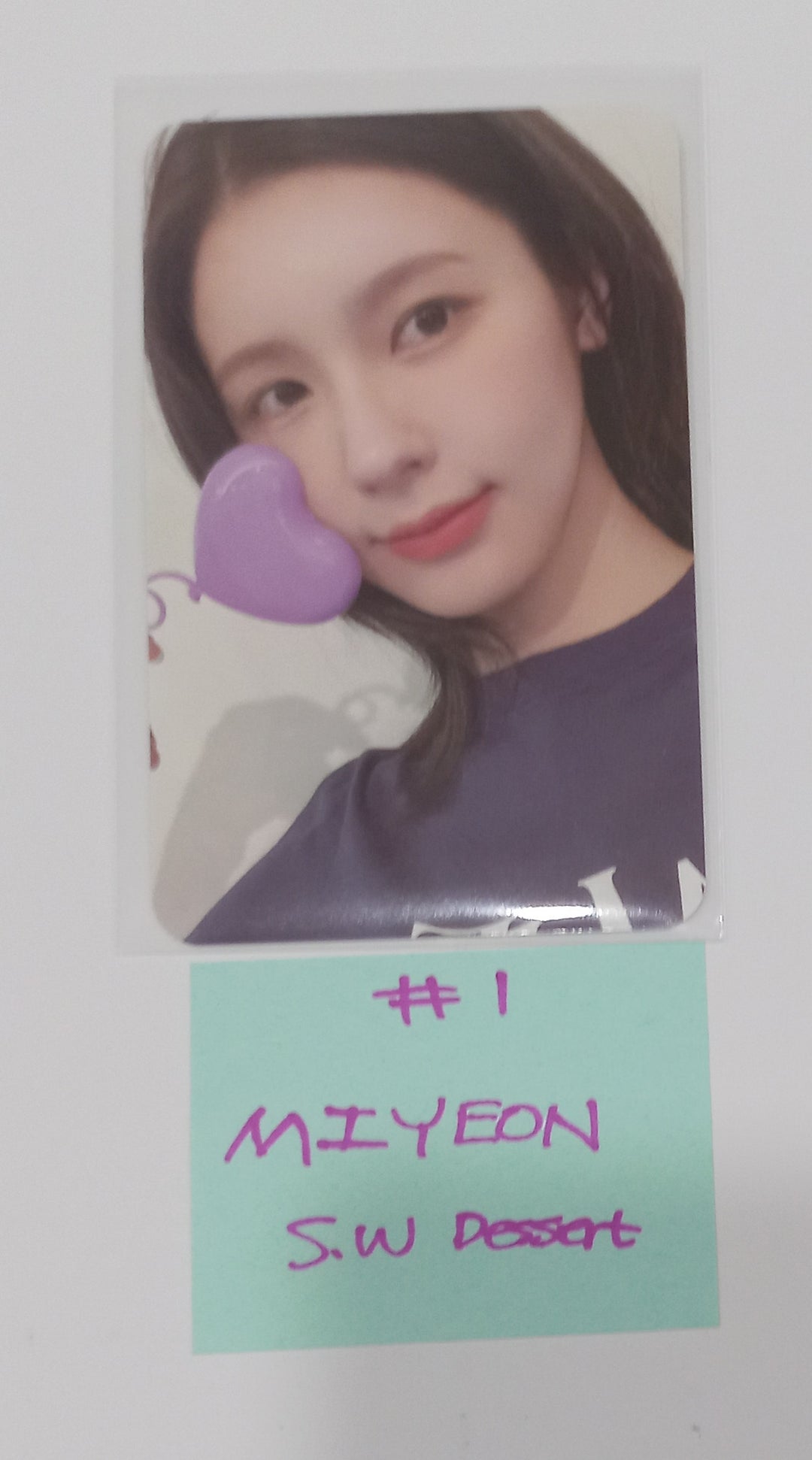 (g) I-DLE "2" 2nd Full Album - Soundwave [Dessert &amp; Stamp] Event Photocard [24.5.2] - HALLYUSUPERSTORE