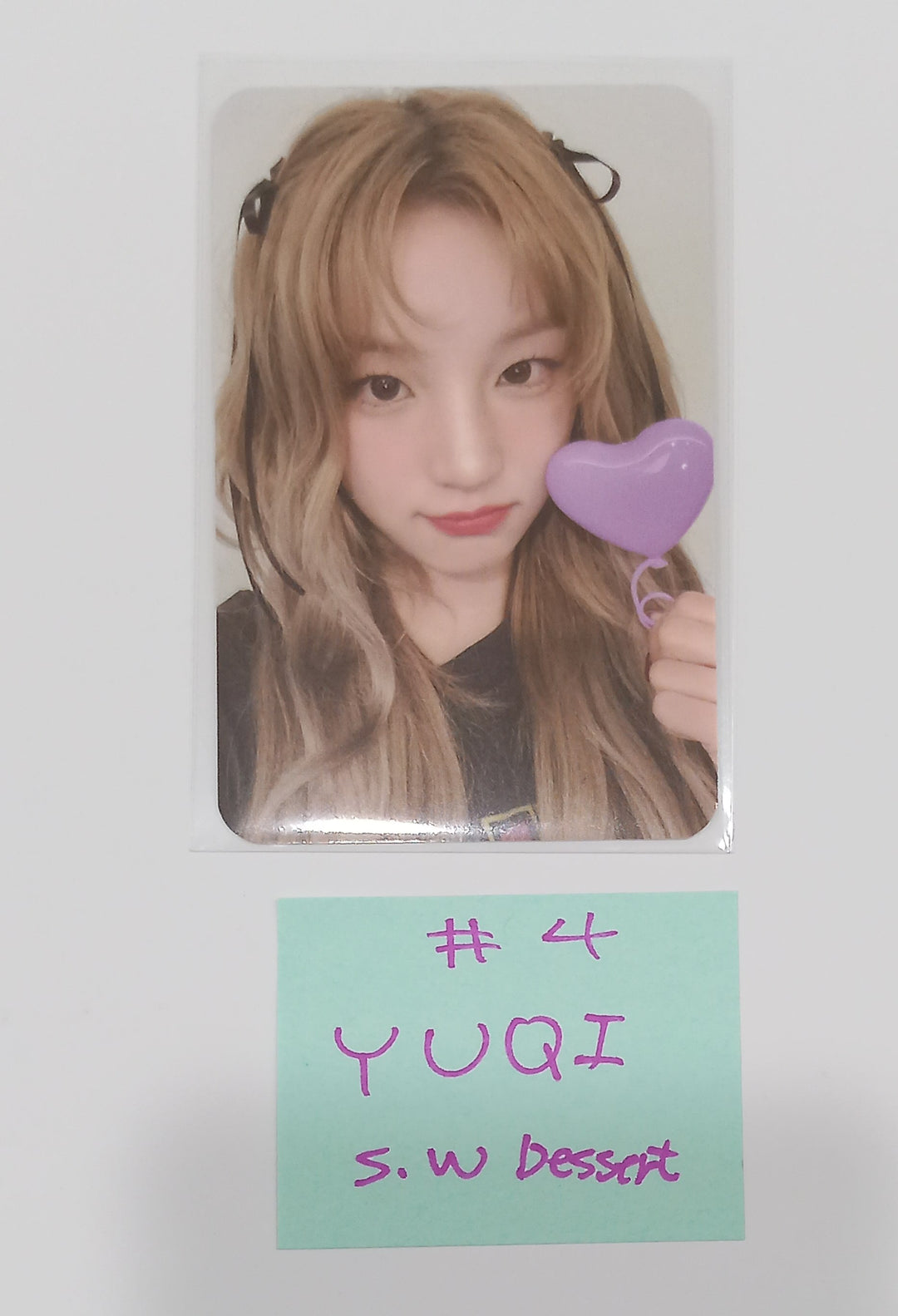 (g) I-DLE "2" 2nd Full Album - Soundwave [Dessert &amp; Stamp] Event Photocard [24.5.2] - HALLYUSUPERSTORE