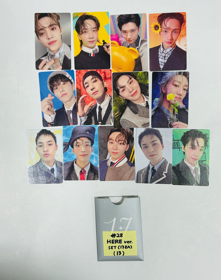 SEVENTEEN "17 IS RIGHT HERE" - Official Photocard, Photocards Set (13EA) [24.5.2] - HALLYUSUPERSTORE