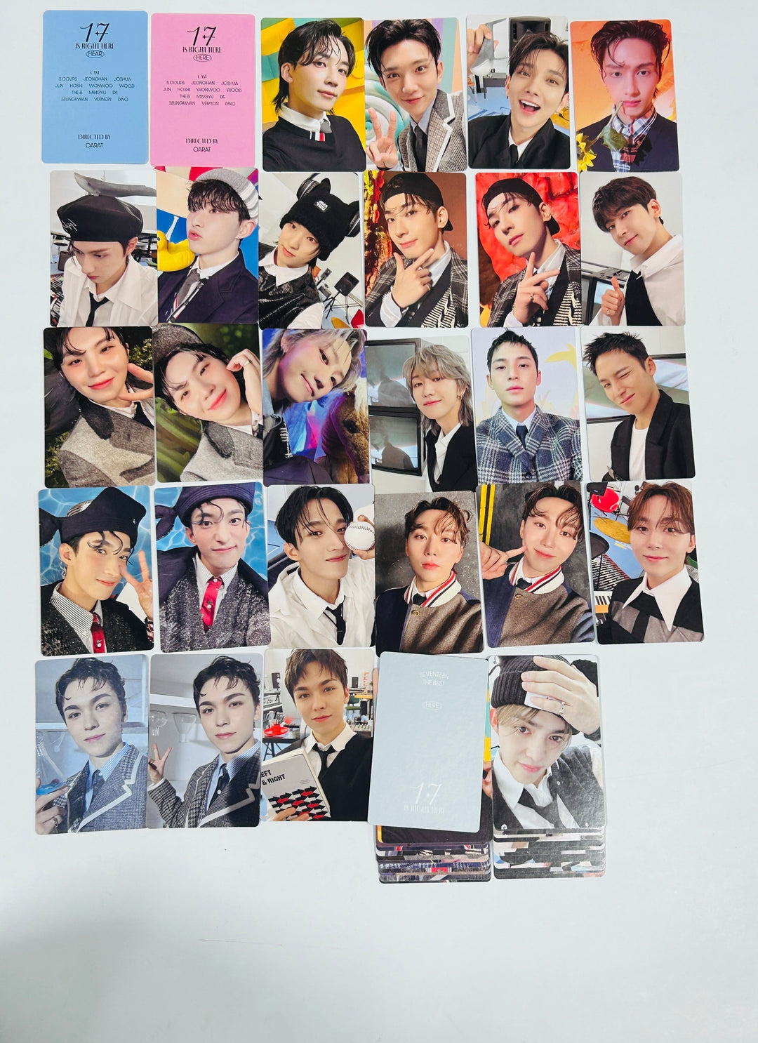 SEVENTEEN "17 IS RIGHT HERE" - Official Photocard, Photocards Set (13EA) [24.5.2] - HALLYUSUPERSTORE