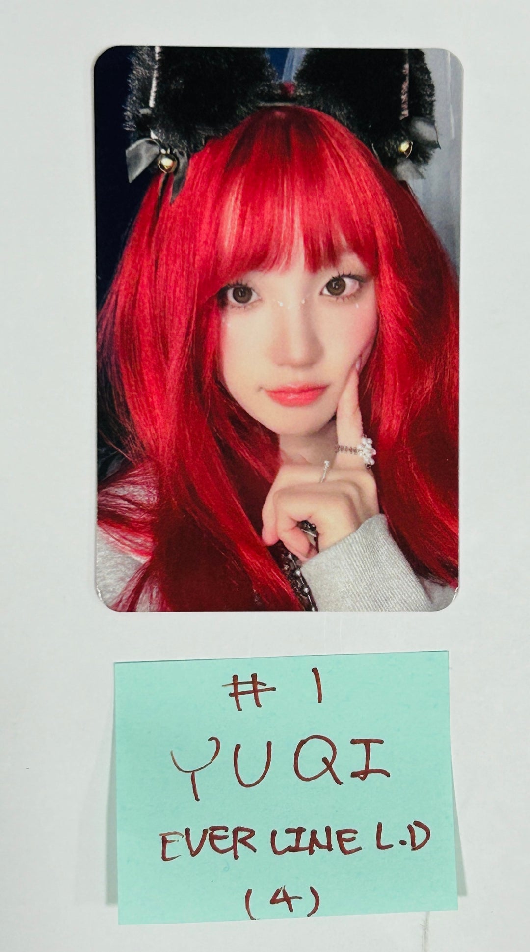 YUQI "YUQ1" - Everline [Lucydraw, Dessert, Stamp] Event Photocard [24.5.2] - HALLYUSUPERSTORE
