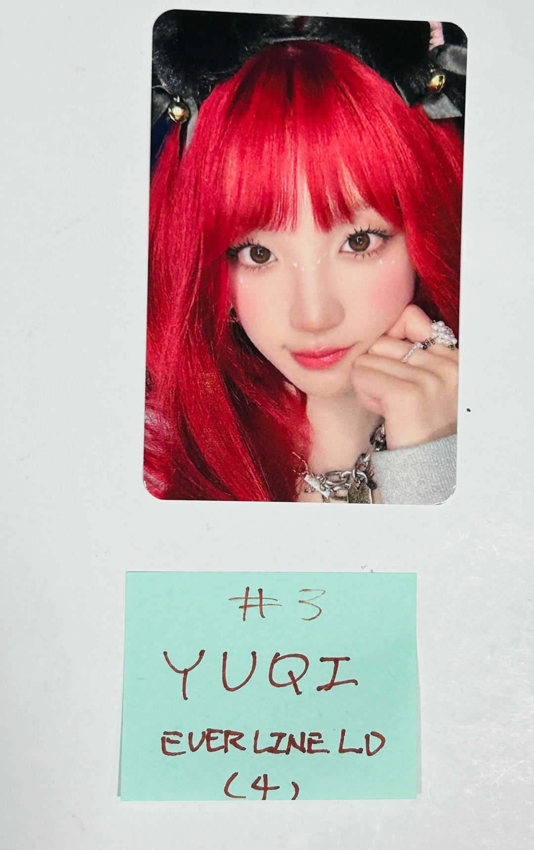 YUQI "YUQ1" - Everline [Lucydraw, Dessert, Stamp] Event Photocard [24.5.2] - HALLYUSUPERSTORE